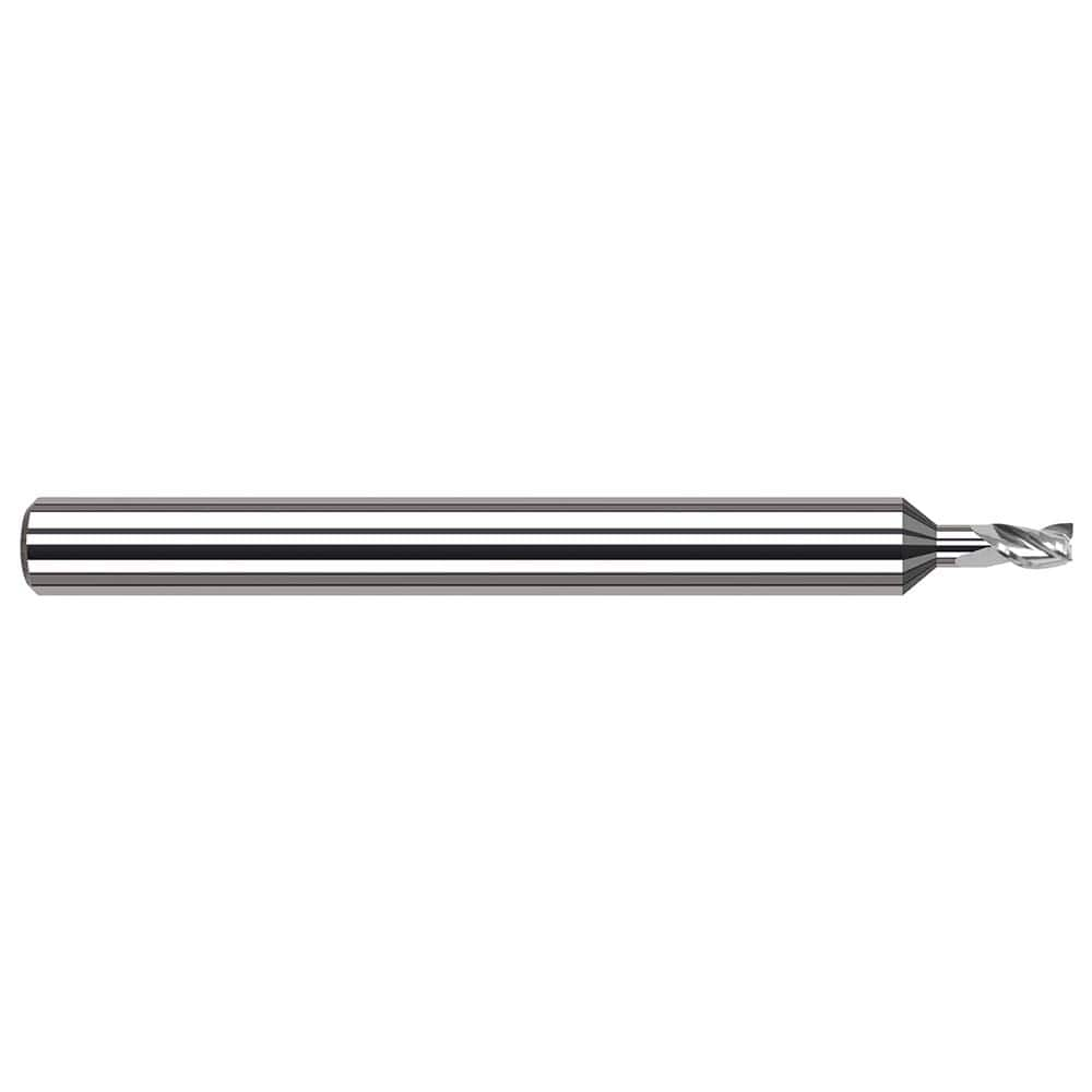 Harvey Tool - Square End Mills; Mill Diameter (Inch): 1/16 ; Mill Diameter (Decimal Inch): 0.0620 ; Length of Cut (Inch): 3/32 ; Length of Cut (Decimal Inch): 0.0930 ; Material: Solid Carbide ; Finish/Coating: Uncoated - Exact Industrial Supply