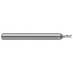 Harvey Tool - Square End Mills; Mill Diameter (mm): 0.80 ; Mill Diameter (Inch): 1/32 ; Mill Diameter (Decimal Inch): 0.0310 ; Length of Cut (mm): 1.2000 ; Length of Cut (Inch): 3/64 ; Length of Cut (Decimal Inch): 0.0470 - Exact Industrial Supply