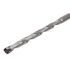 Replaceable Tip Drill: 7 to 7.4 mm Drill Dia, 85.01 mm Max Depth, 8 mm Straight-Cylindrical Shank Uses ICP Inserts, 132.5 mm OAL, Through Coolant