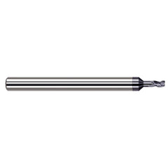 Harvey Tool - Corner Radius & Corner Chamfer End Mills; Mill Diameter (Inch): 1/8 ; Mill Diameter (Decimal Inch): 0.1250 ; End Type: Corner Radius ; Corner Radius (Inch): 1/64 ; Corner Radius (Decimal Inch): 0.0150 ; Number of Flutes: 4 - Exact Industrial Supply