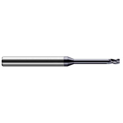 Harvey Tool - Corner Radius & Corner Chamfer End Mills; Mill Diameter (Decimal Inch): 0.1000 ; End Type: Corner Radius ; Corner Radius (Decimal Inch): 0.0050 ; Number of Flutes: 3 ; Material: Solid Carbide ; Finish/Coating: AlTiN - Exact Industrial Supply