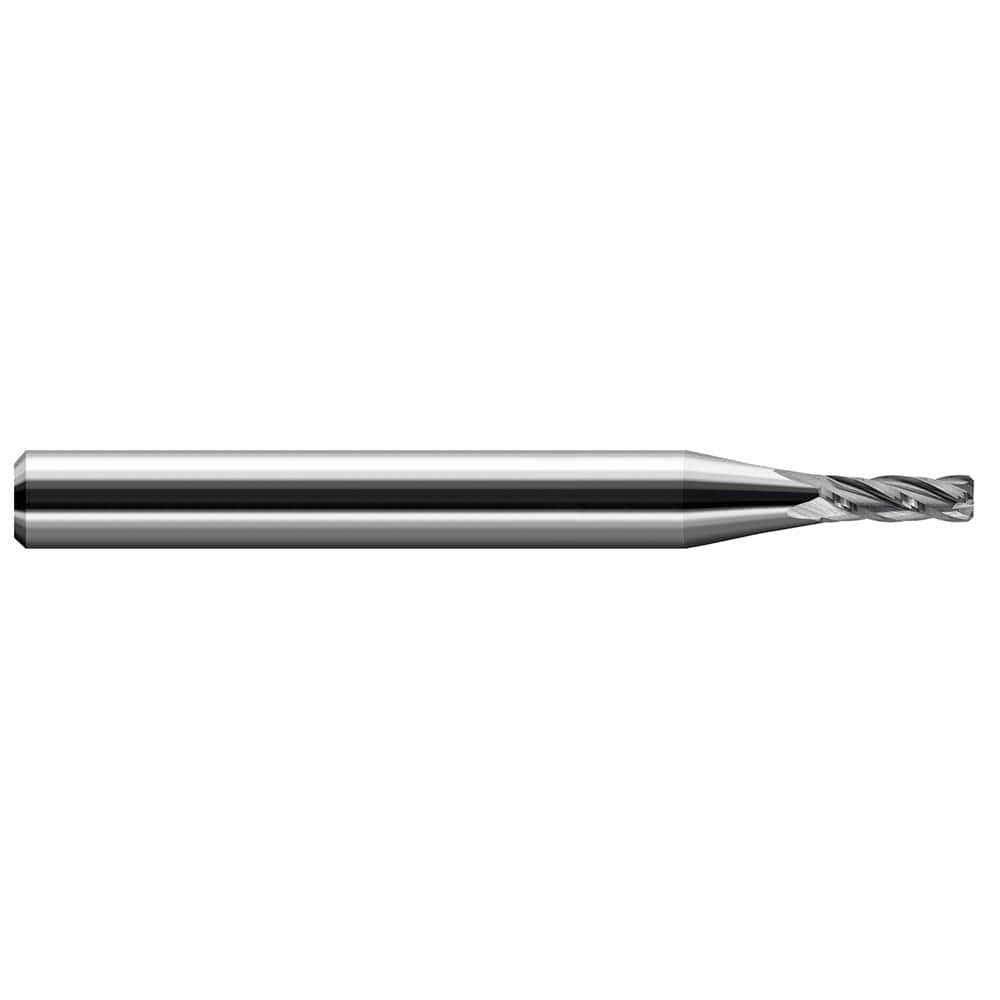 Harvey Tool - Corner Radius & Corner Chamfer End Mills; Mill Diameter (Inch): 1/4 ; Mill Diameter (Decimal Inch): 0.2500 ; End Type: Corner Chamfer ; Chamfer Width (Decimal Inch): 0.0100 ; Number of Flutes: 4 ; Material: Solid Carbide - Exact Industrial Supply