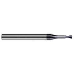 Harvey Tool - Corner Radius & Corner Chamfer End Mills; Mill Diameter (Inch): 1/8 ; Mill Diameter (Decimal Inch): 0.1250 ; End Type: Corner Radius ; Corner Radius (Decimal Inch): 0.0050 ; Number of Flutes: 2 ; Material: Solid Carbide - Exact Industrial Supply