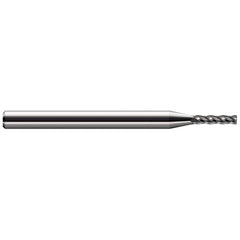 Harvey Tool - Corner Radius & Corner Chamfer End Mills; Mill Diameter (mm): 1.00 ; Mill Diameter (Decimal Inch): 0.0390 ; End Type: Corner Radius ; Corner Radius (Decimal Inch): 0.0100 ; Number of Flutes: 4 ; Material: Solid Carbide - Exact Industrial Supply