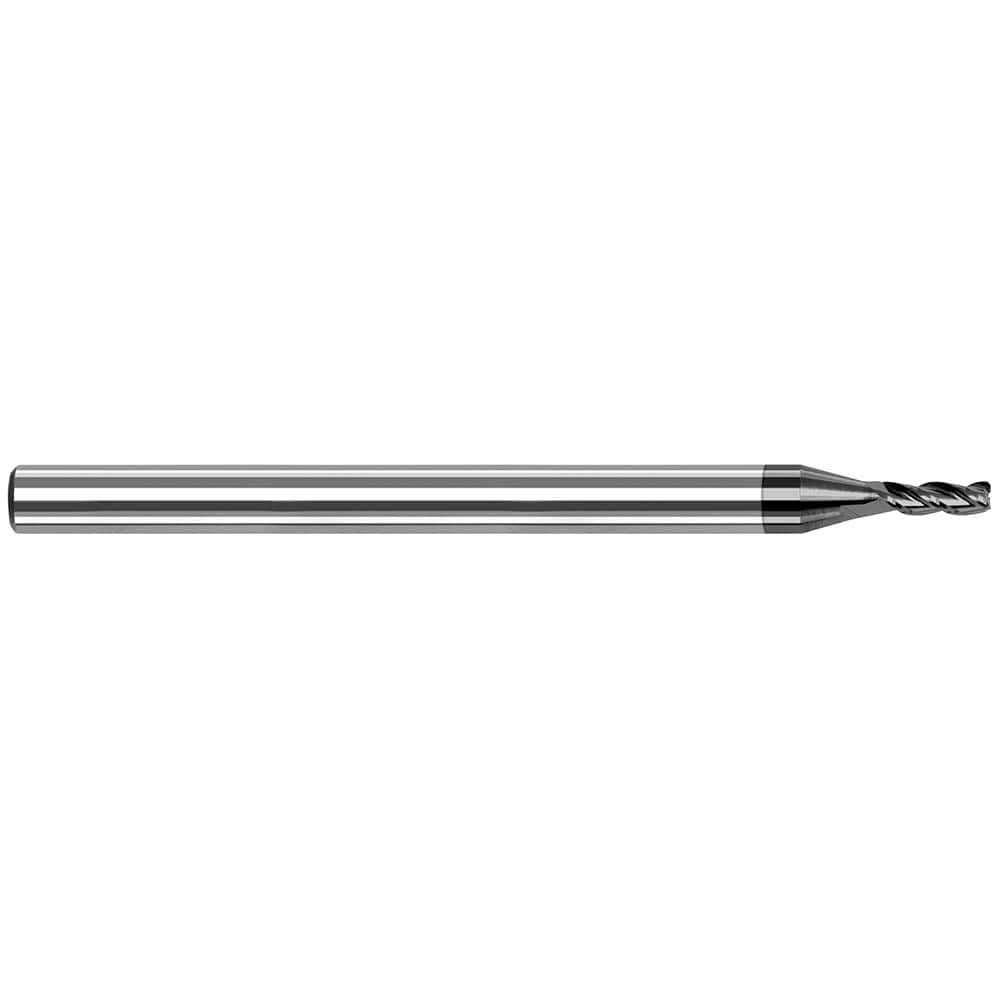 Harvey Tool - 1/16" Diam 3 Flute Solid Carbide 0.005" Corner Radius - Exact Industrial Supply