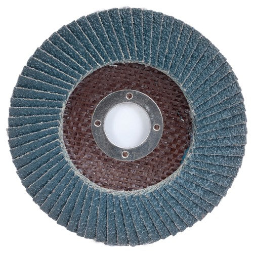 4 1/2″ × 1/4″ × 7/8″ PowerFlex Flap Disc Type 27 Flat 60 Grit - Makers Industrial Supply