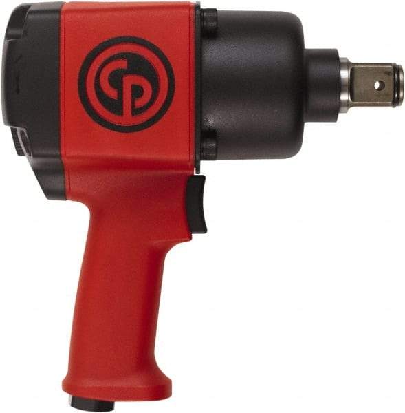 Chicago Pneumatic - 1" Drive, 6,300 RPM, 950 Ft/Lb Torque Impact Wrench - Pistol Grip Handle, 900 IPM, 30 CFM, 90 psi, 3/8" NPT Inlet - Makers Industrial Supply