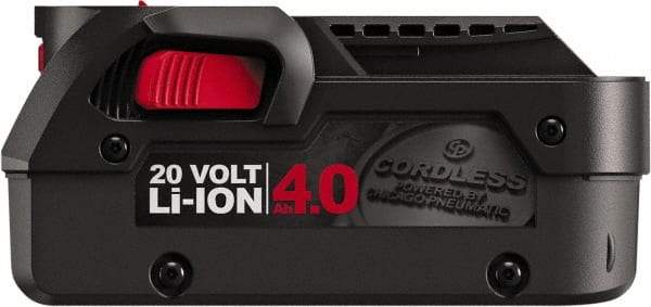 Chicago Pneumatic - 20 Volt Lithium-Ion Power Tool Battery - 1-1/2 hr Charge Time, Series CP20 - Makers Industrial Supply