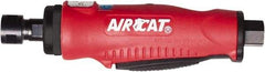 AIRCAT - 1/4" Collet, Straight Handle, Straight Air Die Grinder - 22,000 RPM, Rear Exhaust, 6 CFM, 0.5 hp, 90 psi, 1/4" Inlet - Makers Industrial Supply