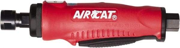 AIRCAT - 1/4" Collet, Straight Handle, Straight Air Die Grinder - 20,000 RPM, Rear Exhaust, 4 CFM, 0.38 hp, 90 psi, 1/4" Inlet - Makers Industrial Supply