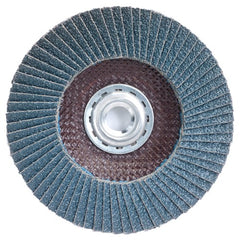 7″ × 1/4″ × 5/8″ PowerFlex Flap Disc Type 27 Flat 24 Grit - Makers Industrial Supply