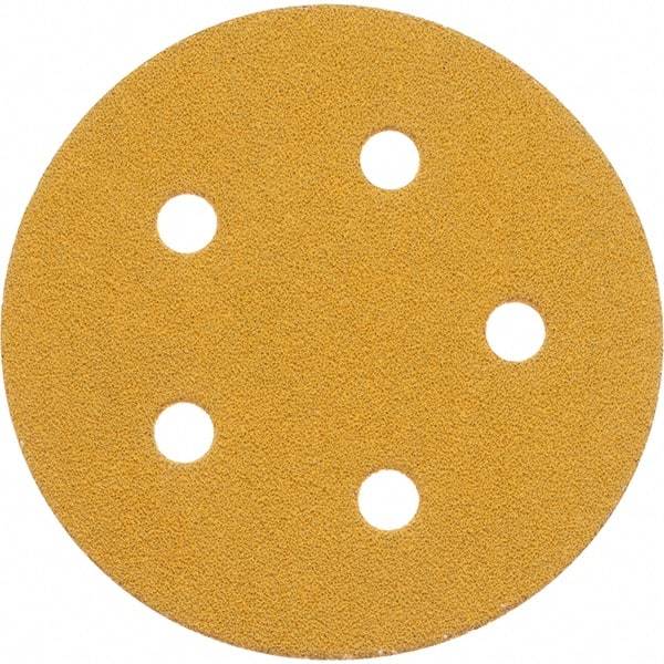 3M - 5" Diam, 120 Grit, Aluminum Oxide Hook & Loop Disc - Fine Grade, Coated, Series 255L - Makers Industrial Supply