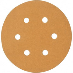 3M - 6" Diam, 180 Grit, Aluminum Oxide Hook & Loop Disc - Fine Grade, Coated, Series 255L - Makers Industrial Supply