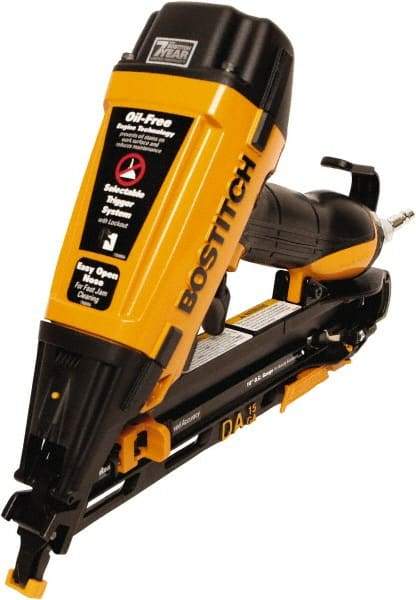 Stanley Bostitch - 1-1/4 to 2-1/2" Nail Length, 15 Gauge Finish Air Nailer Kit - 70 to 120 psi - Makers Industrial Supply