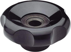 Elesa - 3.9" Head Diam, 6 Point Lobed Knob - Duroplast - Makers Industrial Supply