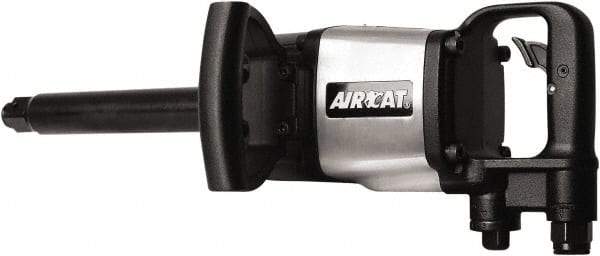 AIRCAT - 1" Drive, 5,000 RPM, 1,800 Ft/Lb Torque Impact Wrench - D-Handle, 1,400 IPM, 12 CFM, 90 psi, 1/2" NPT Inlet - Makers Industrial Supply