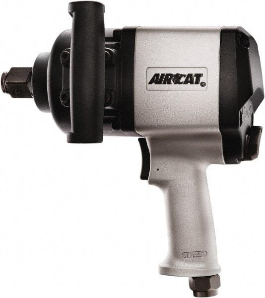 AIRCAT - 1" Drive, 4,800 RPM, 1,580 Ft/Lb Torque Impact Wrench - Pistol Grip Handle, 900 IPM, 13 CFM, 90 psi, 1/2" NPT Inlet - Makers Industrial Supply