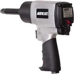 AIRCAT - 1/2" Drive, 9,000 RPM, 800 Ft/Lb Torque Impact Wrench - Pistol Grip Handle, 1,200 IPM, 8 CFM, 90 psi, 1/4" NPT Inlet - Makers Industrial Supply