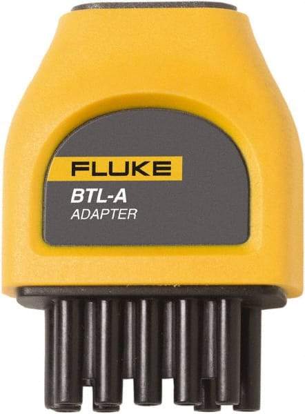 Fluke - Yellow/Black Electrical Test Equipment Adapter - Use with Fluke 500 Series Battersy Analyzers - Makers Industrial Supply