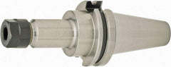 Parlec - 2.62" Projection, CAT40 Dual Contact Taper, ER16 Collet Chuck - Through Coolant - Exact Industrial Supply