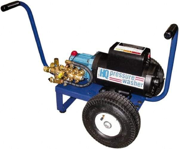 PRO-SOURCE - Electric, 25 Amp, 5 hp, 2,000 psi, 3.5 GPM, Cold Water Pressure Washer - General Triplex Ceramic Plunger, 25' x 3/8" Hose, 220 Max Volts - Makers Industrial Supply