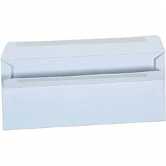 Universal One - 4.13" Long x 9.63" Wide Self Seal Business Envelope - White - Makers Industrial Supply