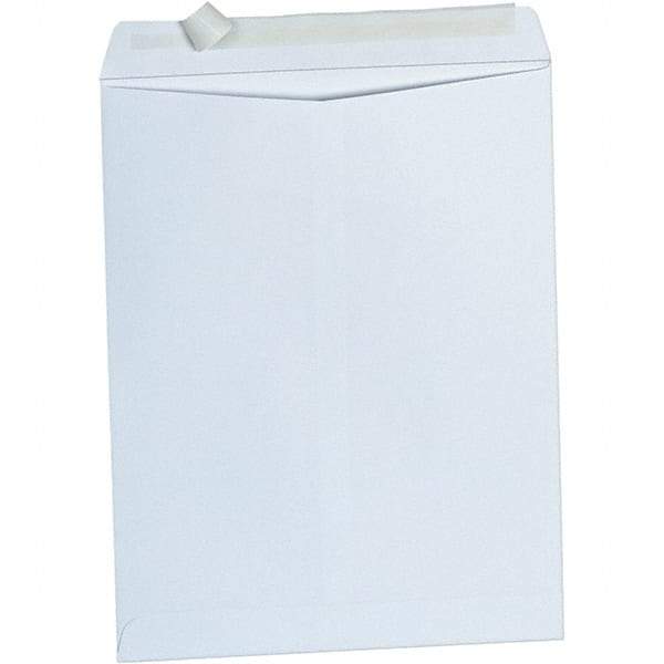 Universal One - 4" Long x 10.13" Wide Peel-Off Self-Seal White Catalog Envelope - White - Makers Industrial Supply