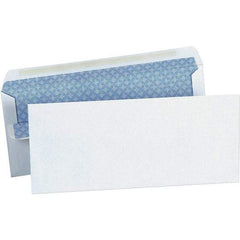 Universal One - 4.13" Long x 9.63" Wide Self Seal Business Envelope - White - Makers Industrial Supply