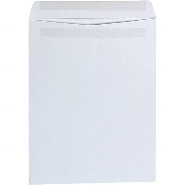 Universal One - 2.38" Long x 10-1/4" Wide Self Seal White Catalog Envelope - White - Makers Industrial Supply