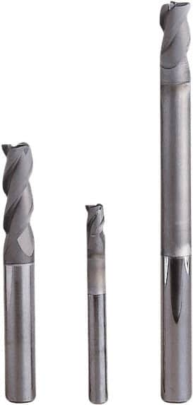 Seco - 4mm, 3 Flute, Single End, Solid Carbide, 0.2mm Corner Radius End Mill - 60mm OAL, 40° Helix, Right Hand Flute, 5mm LOC, Right Hand Cut, 30mm Extended Reach - Makers Industrial Supply