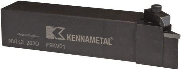 Kennametal - VP.., -5° Lead Angle NVLC External Left Hand Indexable Profiling Toolholder - 1-1/4" Shank Height x 1-1/4" Shank Width, 6" Long, Steel - Makers Industrial Supply