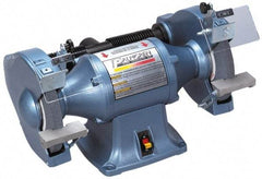 Palmgren - 10" Wheel Diam, 1 hp Grinder - 1" Arbor Hole Diam, 3 Phase, 1,725 Max RPM, 220/440 Volts - Makers Industrial Supply