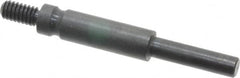 Made in USA - 1/4-20 Cross/Square Pad Mandrel - 3" Long x 1/4" Diam - Makers Industrial Supply