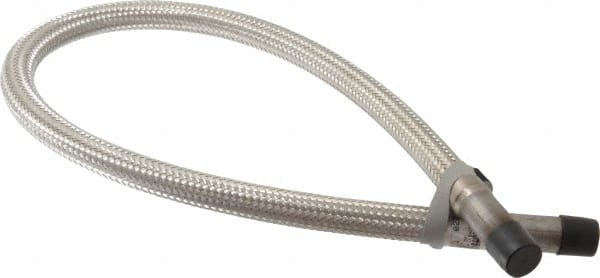 Made in USA - 36" OAL, 1/2" ID, 1,040 Max psi, Flexible Metal Hose Assembly - Makers Industrial Supply