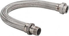 Made in USA - 36" OAL, 1-1/2" ID, 410 Max psi, Flexible Metal Hose Assembly - Makers Industrial Supply