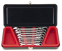 Blackhawk by Proto - 8 Piece, 5/16" to 3/4", Combination Wrench Set - Inch Measurement Standard, Full Polish Finish, Comes in Metal Case - Makers Industrial Supply