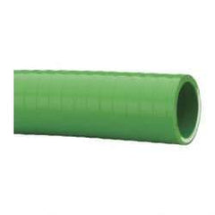 Made in USA - 1" Inside x 1-1/4" Outside Diam, PVC Liquid Suction & Discharge Hose - Green, 100' Long, 28 Vacuum Rating, 100 psi Working Pressure - Makers Industrial Supply