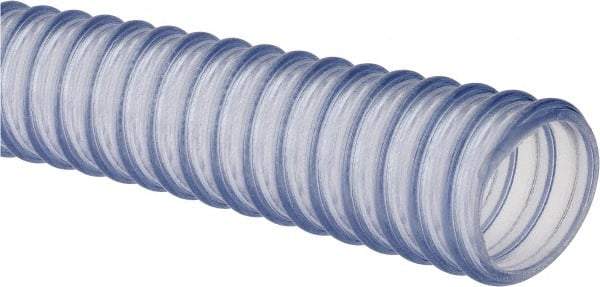 Made in USA - 1-1/4" Inside x 1-5/8" Outside Diam, Food & Beverage Hose - 3" Bend Radius, 100' Long, 28 Vacuum Rating - Makers Industrial Supply