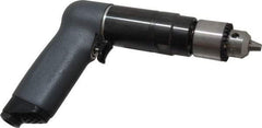 Ingersoll-Rand - 3/8" Keyed Chuck - Pistol Grip Handle, 350 RPM, 20 CFM, 0.51 hp, 90 psi - Makers Industrial Supply