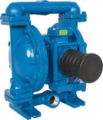 SandPIPER - 1" NPT, Metallic, Air Operated Diaphragm Pump - Buna-N Diaphragm, Aluminum Housing - Makers Industrial Supply