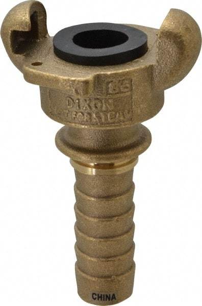 Dixon Valve & Coupling - 3/4", Universal Hose Coupling with Hose Ends - Brass - Makers Industrial Supply