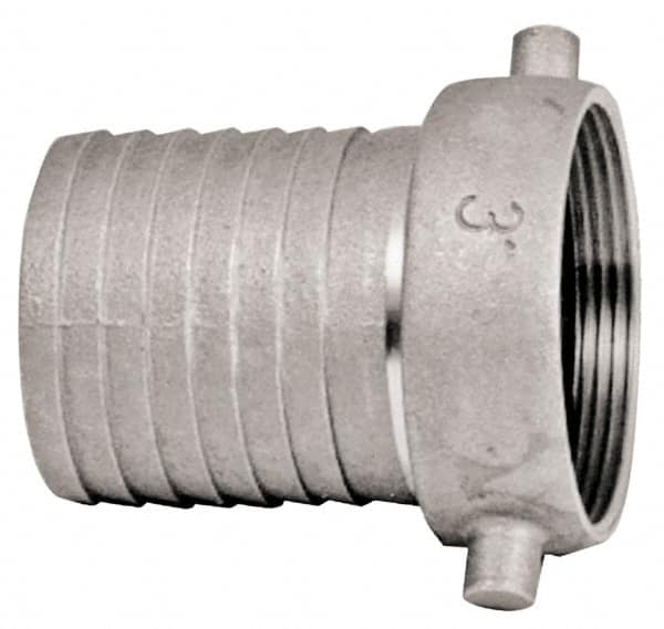 Dixon Valve & Coupling - 6" Aluminum/Brass Suction Female Coupling - Short Shank - Makers Industrial Supply