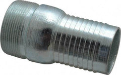 Campbell Fittings - 2" Pipe ID, Threaded Combination Nipple for Hoses - Plated Steel - Makers Industrial Supply