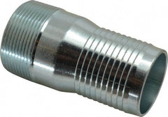 Campbell Fittings - 2-1/2" Pipe ID, Threaded Combination Nipple for Hoses - Plated Steel - Makers Industrial Supply