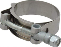 Campbell Fittings - 1-7/8" Hose, 3/4" Wide x 0.025" Thick, T-Bolt Band Clamp - Stainless Steel - Makers Industrial Supply