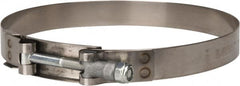 Campbell Fittings - 6" Hose, 3/4" Wide x 0.025" Thick, T-Bolt Band Clamp - Makers Industrial Supply