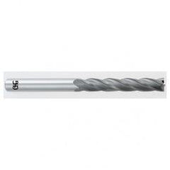 1/8 Dia. x 3 Overall Length 4-Flute Square End Solid Carbide SE End Mill-Round Shank-Center Cut-TiAlN - Makers Industrial Supply