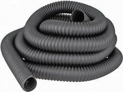 Hi-Tech Duravent - 2" ID, 25' Long, Thermoplastic Rubber Blower & Duct Hose - Black, 3-1/2" Bend Radius, 20 In/Hg, 15 Max psi, -65 to 275°F, Chemical Resistant - Makers Industrial Supply