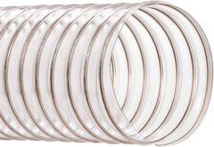 Hi-Tech Duravent - 4" ID, 50' Long, PVC Blower & Duct Hose - Clear, 5-1/2" Bend Radius, 17 In/Hg, 11 Max psi, -20 to 180°F, Abrasion and Chemical Resistant - Makers Industrial Supply