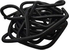 Hi-Tech Duravent - 3/4" ID, 25' Long, Polyethylene Blower & Duct Hose - Black, 1-1/2" Bend Radius, 26 In/Hg, 40 Max psi, -30 to 160°F, UV Resistant - Makers Industrial Supply